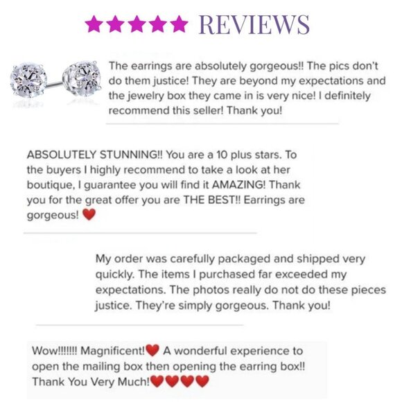 1 Carat Round Cut Lab Created Diamond Stud Earrings Push Back Bridal Earrings - Picture 5 of 11